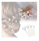 Grandeur Container of Pearl Hair Pins