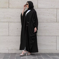 Free Size - Open front Kimono Style Abaya