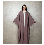 Free Size - Open front Kimono Style Abaya