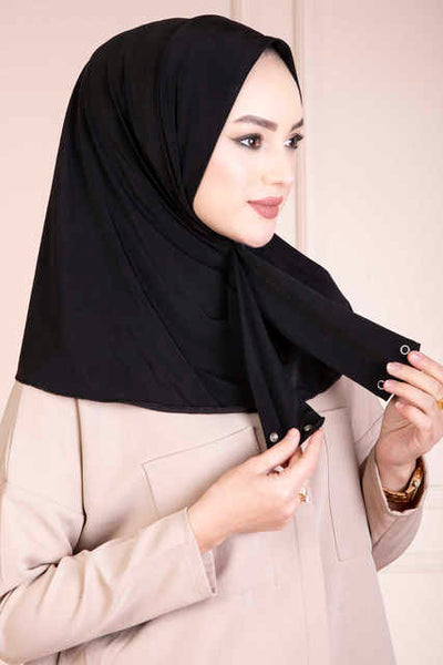 Ready Hijab with Strap Fastener
