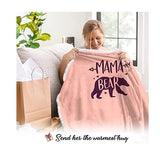 Hooded Cape Blanket - Mama Bear & 3ml Grandeur EDP