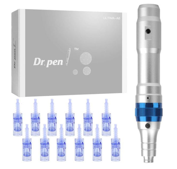 Dr Pen Ultima A6 Device + 12 x 12pin Needle Cartridges