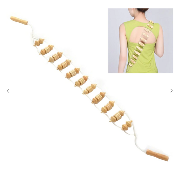 Wooden Therapy Massage and Anti-Cellulite Tool (Belt)