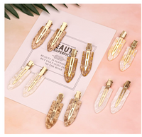 Grandeur Pack of 12 Acrylic Resin Creaseless Hair Clips