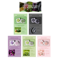 Box of 10 Clay Mask Pods (5g) with Applicator