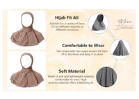 Ready to go Jersey Burka (Hijab) with Studded Neck Strap
