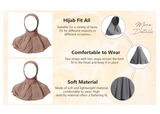 Ready to go Jersey Burka (Hijab) with Studded Neck Strap