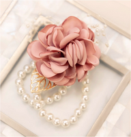 Artificial Flower Wrist Corsage Bracelet