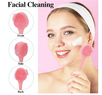 4in1 Exfoliating Silicone Face Brush & Spatula