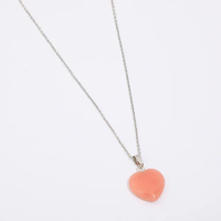 Glow in the Dark Heart Shaped Pendant Necklace