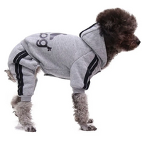 Pet Clothing - Fashionable Adidog (Grey)