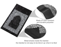 Pocket Prayer Mat (Musallah) with Compass
