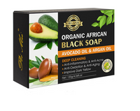 Organic Handmade African Black Soap (120g)