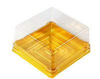 Grandeur Square Mini Cake, Macaroon or Biscuit Container