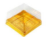 Grandeur Square Mini Cake, Macaroon or Biscuit Container