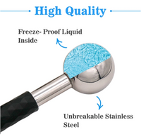 Stainless Steel Ice Globes - Facial wands - Cooling wands