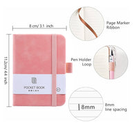 Grandeur Pen & Pink A7 Notebook