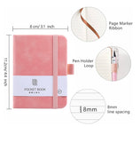 Grandeur Pen & Pink A7 Notebook