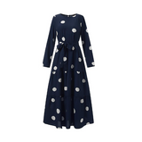 Modest Fashionable Polka Dot Dress
