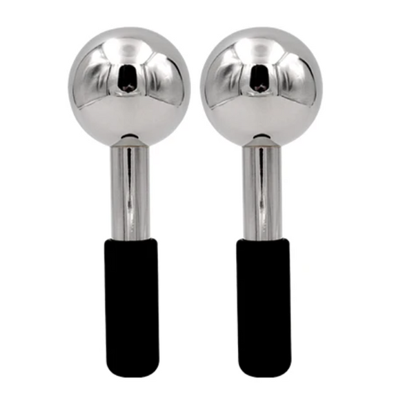 Stainless Steel Ice Globes - Facial wands - Cooling wands