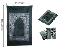 Pocket Prayer Mat (Musallah) with Compass