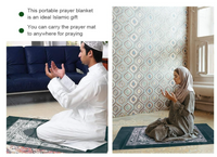Pocket Prayer Mat (Musallah) with Compass