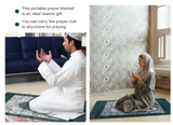 Pocket Prayer Mat (Musallah) with Compass