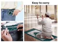 Pocket Prayer Mat (Musallah) with Compass