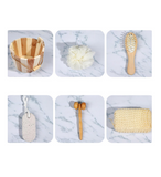 Wooden Bucket Spa Exfoliation Gift Set