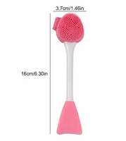 4in1 Exfoliating Silicone Face Brush & Spatula