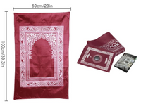 Pocket Prayer Mat (Musallah) with Compass