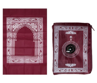 Pocket Prayer Mat (Musallah) with Compass