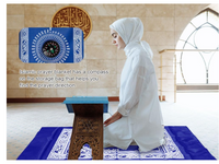 Pocket Prayer Mat (Musallah) with Compass