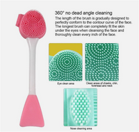 4in1 Exfoliating Silicone Face Brush & Spatula