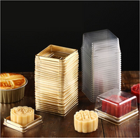 Grandeur Square Mini Cake, Macaroon or Biscuit Container
