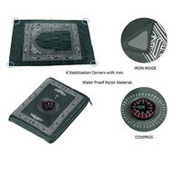 Pocket Prayer Mat (Musallah) with Compass