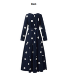 Modest Fashionable Polka Dot Dress