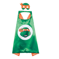 Teenage Mutant Ninja Turtle Cape & Mask (Superhero Cape and Mask Set)