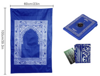 Pocket Prayer Mat (Musallah) with Compass