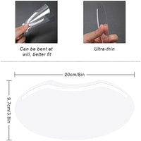 Dimensions of lash shield