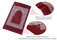 Pocket Prayer Mat (Musallah) with Compass