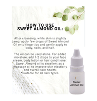 Mulberry Silk Exfoliating Mitt & 30ml Grandeur Sweet Almond Oil