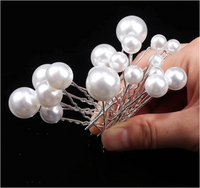 Grandeur Container of Pearl Hair Pins