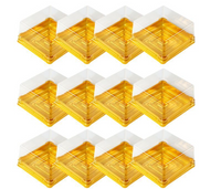 Grandeur Square Mini Cake, Macaroon or Biscuit Container