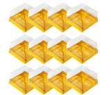 Grandeur Square Mini Cake, Macaroon or Biscuit Container