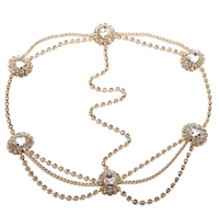 Bridal Headpiece Stunning Rhinestone Detail Head Jewelry - Boho Style