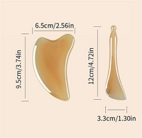 Resin Guasha, Acupuncture, Face & Eye Massager