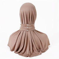 Ready to go Jersey Burka (Hijab) with Studded Neck Strap