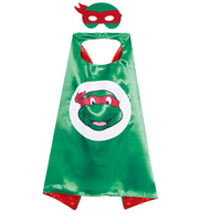 Teenage Mutant Ninja Turtle Cape & Mask (Superhero Cape and Mask Set)