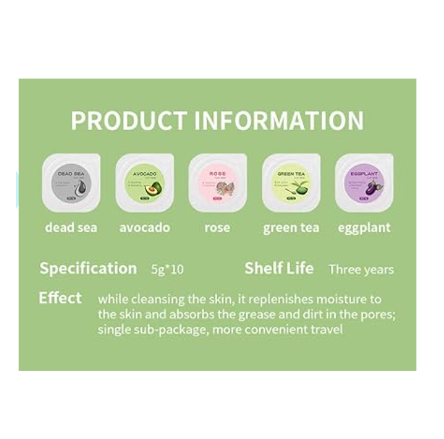 Clay Mask Pods (5g) – Grandeur Global